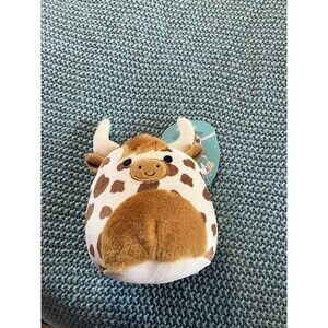 Squishmallow 4-5 Inch Cow Alonzo Kellytoy New With Tags Rare